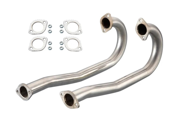 Vintage Speed Auspuffanlage Edelstahl VW Bus T1 T2 T2a 64-7.79 Typ1 Motor Auspuff VW Bus tiefergelegte Fahrzeuge mit Vorwärmung